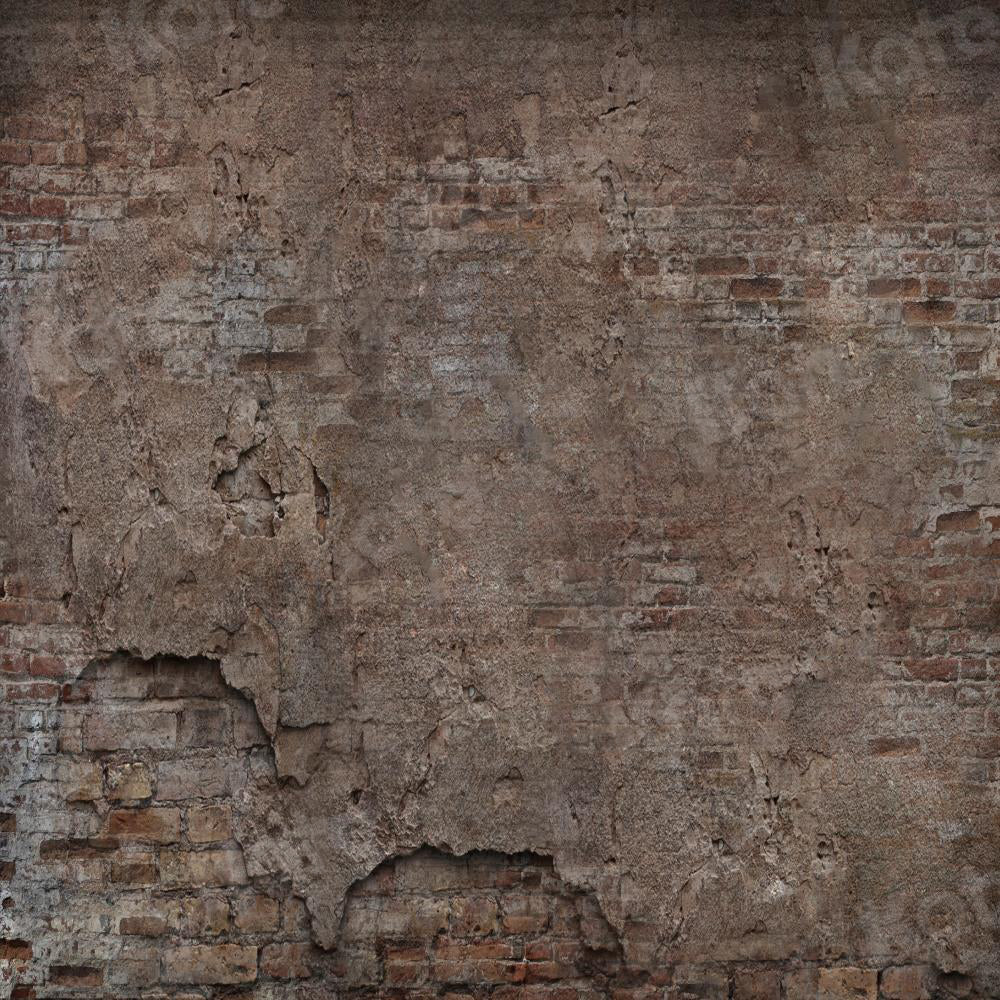 Kate Retro Brick Wall Backdrop Shabby for Photography