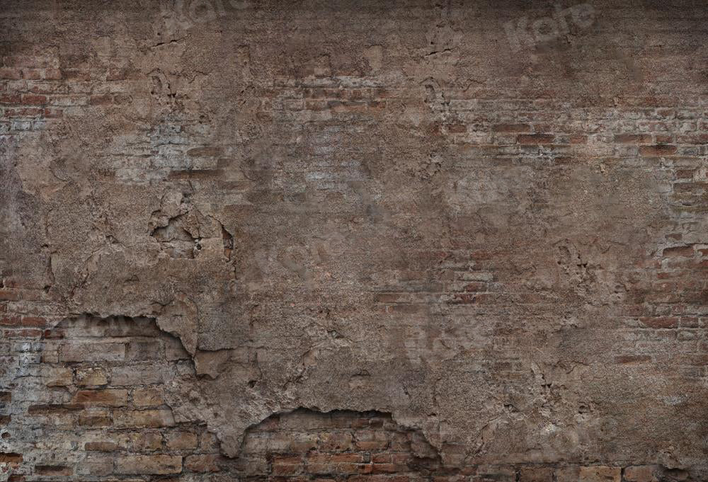 Retro Brick Wall Achtergrond voor Fotografie