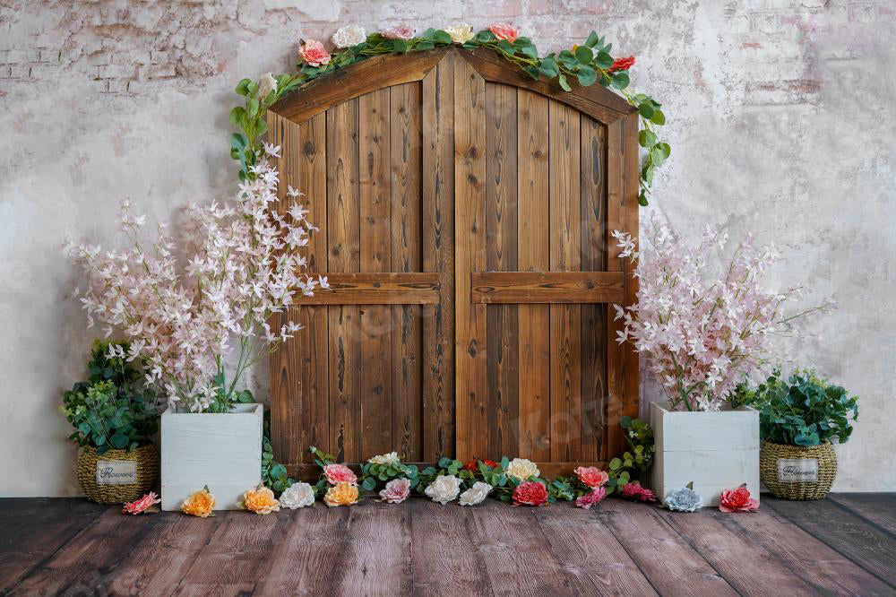 Telón de Fondo con Puerta de Granero para Fotografía