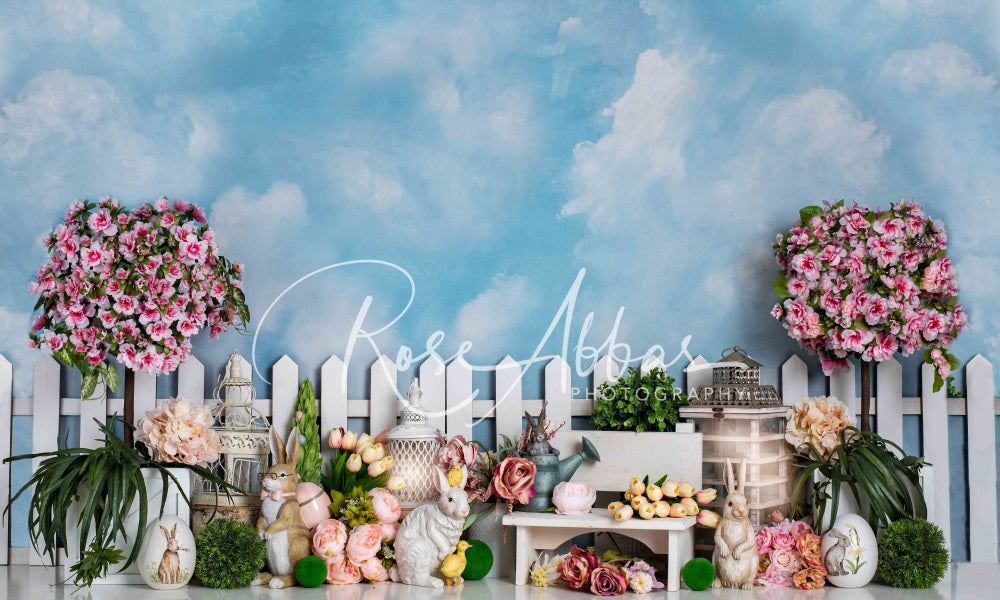 Kate Spring/Easter Park Backdrop for Photography Designed By Rose Abbas