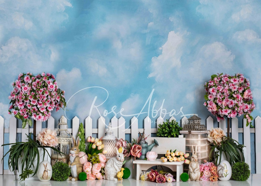 Kate Spring/Easter Park Backdrop for Photography Designed By Rose Abbas