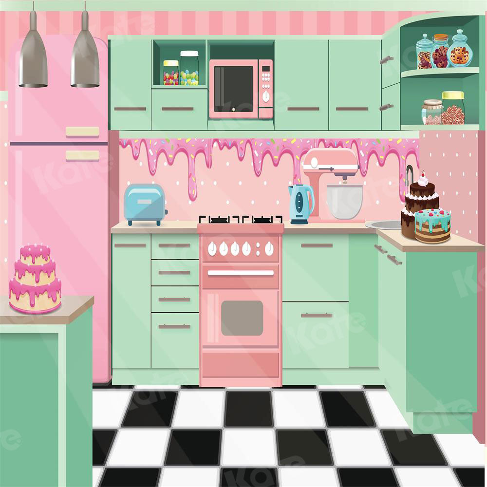 Pink cute kitchen scale illustration - Stock Illustration [83790034] - PIXTA