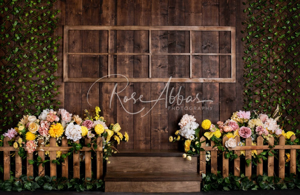 Kate Wood Wall Flowers Backdrop Outside Plant Designed By Rose Abbas