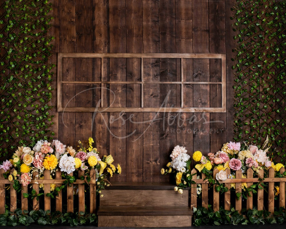 Kate Wood Wall Flowers Backdrop Outside Plant Designed By Rose Abbas