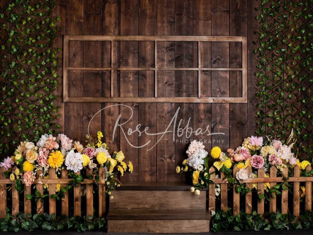 Kate Wood Wall Flowers Backdrop Outside Plant Designed By Rose Abbas