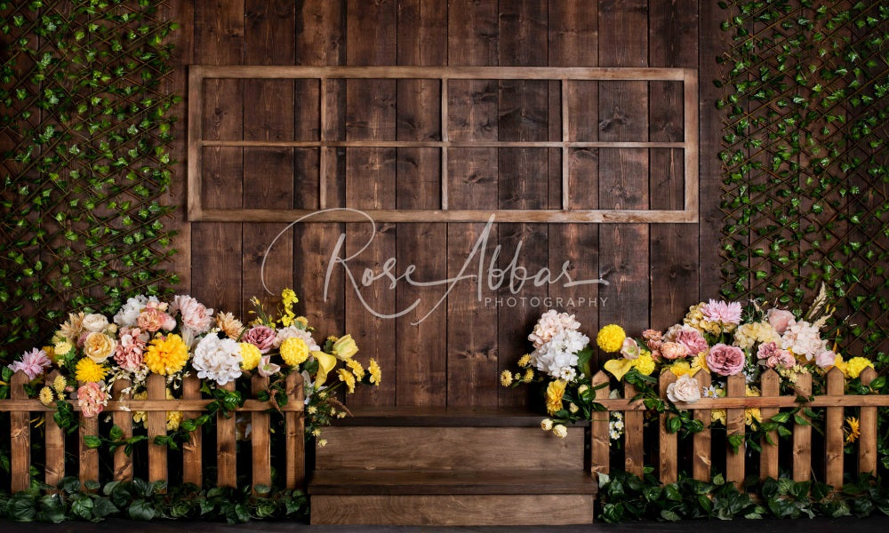 Kate Wood Wall Flowers Backdrop Outside Plant Designed By Rose Abbas