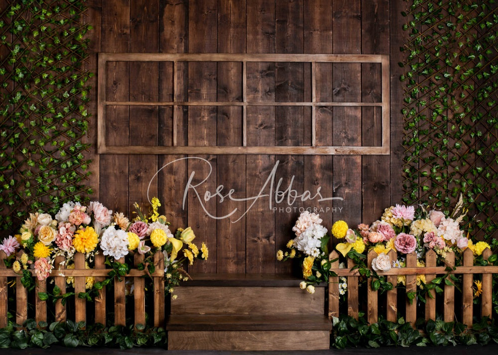 Kate Wood Wall Flowers Backdrop Outside Plant Designed By Rose Abbas