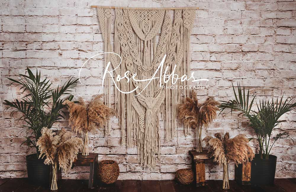 Kate Boho Thanksgiving Backdrop Fall Designed By Rose Abbas - Kate Backdrop