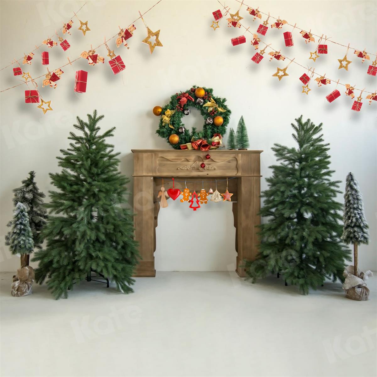 Kate Christmas Tree Desk Backdrop for Photography - Kate Backdrop