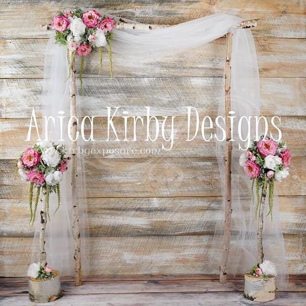 Kate Whimsical Birch Wedding Backdrop designed by Arica Kirby - Kate Backdrop