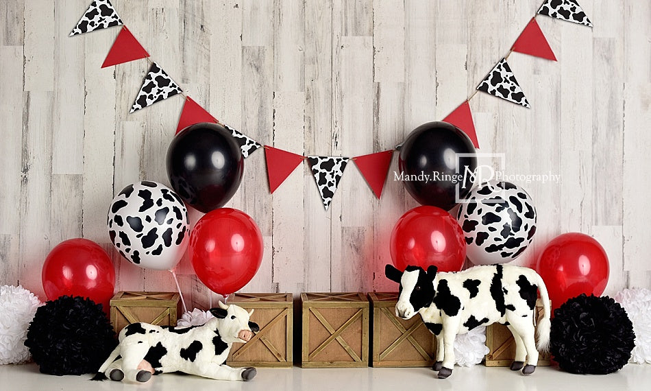 Kate Cow Birthday Children Backdrop Designed By Mandy Ringe Photography - Kate Backdrop