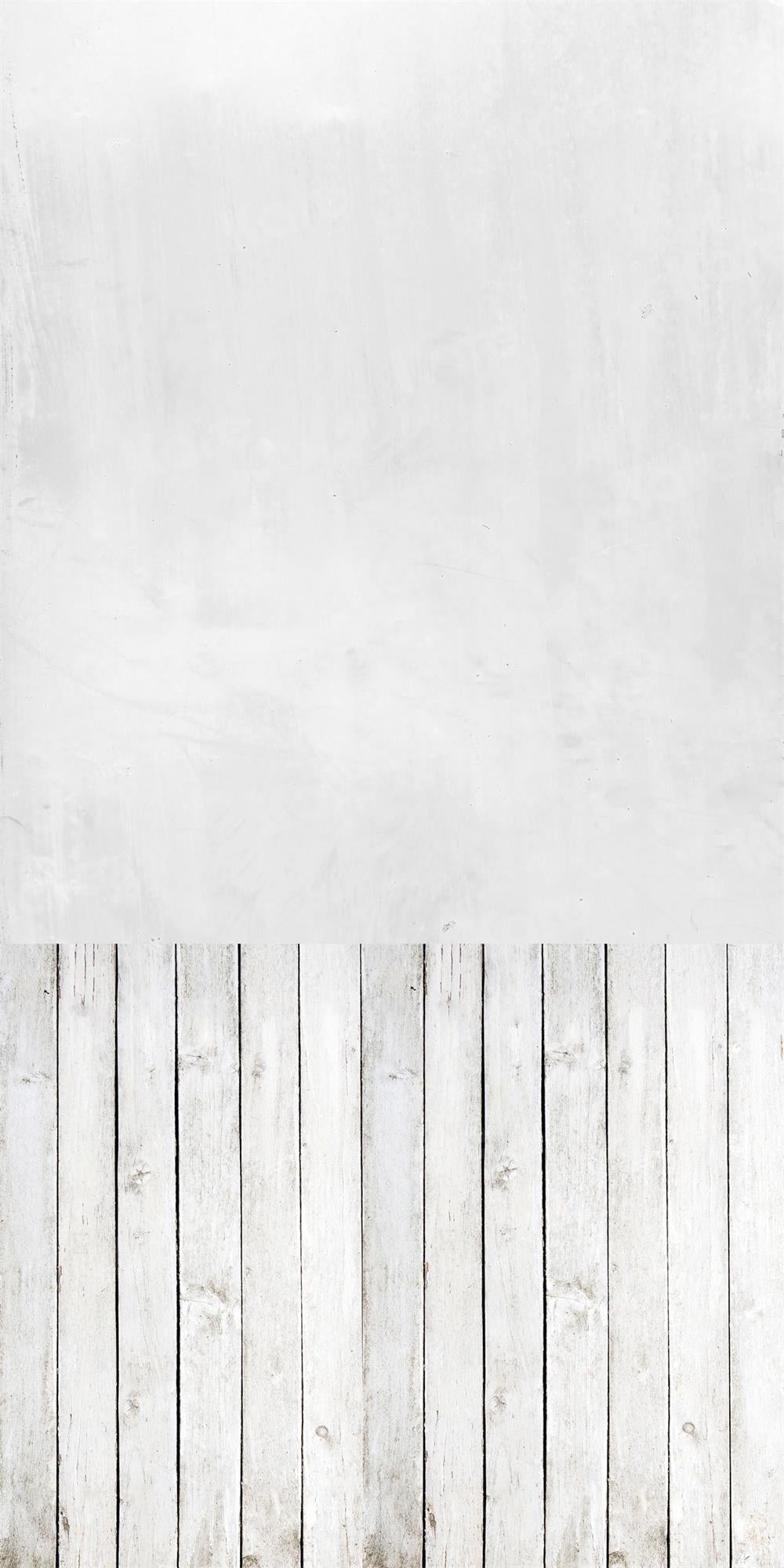 Kate Sweep Backdrop White Wood Floor Abstract For Photography - Kate Backdrop
